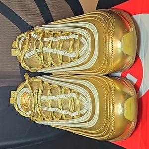 Nike 97 Air Max Metalic Gold Size 12 US men